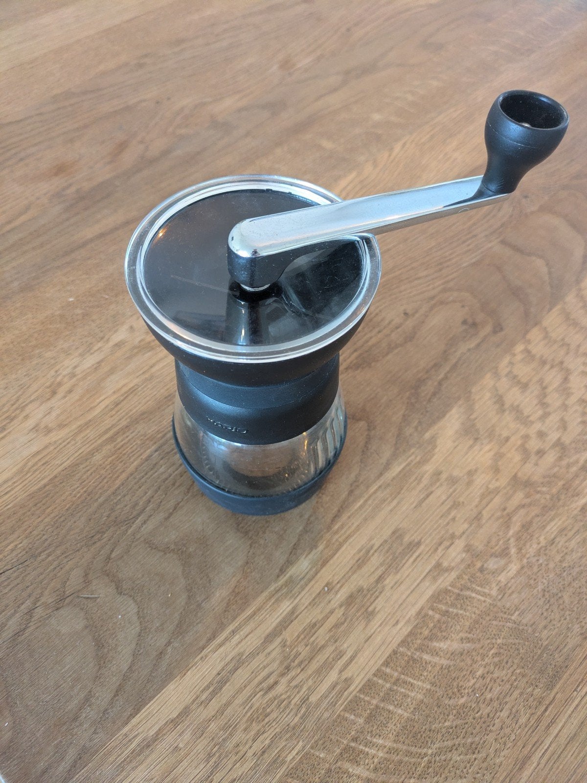 Hario Skerton Pro Handkoffiemolen, Ophalen of Verzenden, Gebruikt