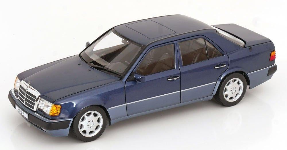 Mercedes Benz 500E AMG W124 1990 Norev Nautical Blau 500 E, Ophalen of Verzenden, Nieuw, Auto, Norev