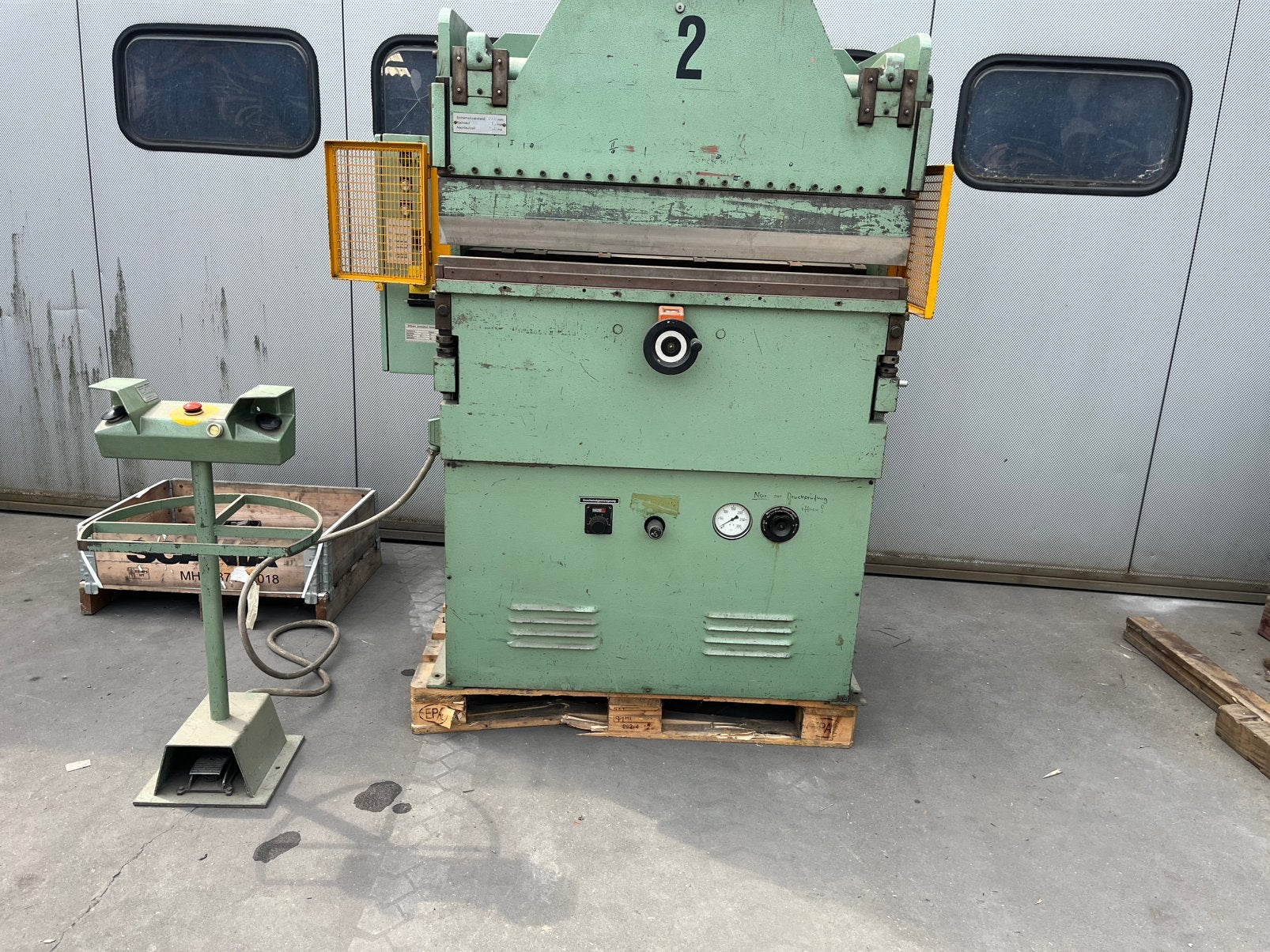 Kantbank Hydraulisch Cap 1070X20 ton met achteraanslag, Ophalen of Verzenden, Zo goed als nieuw