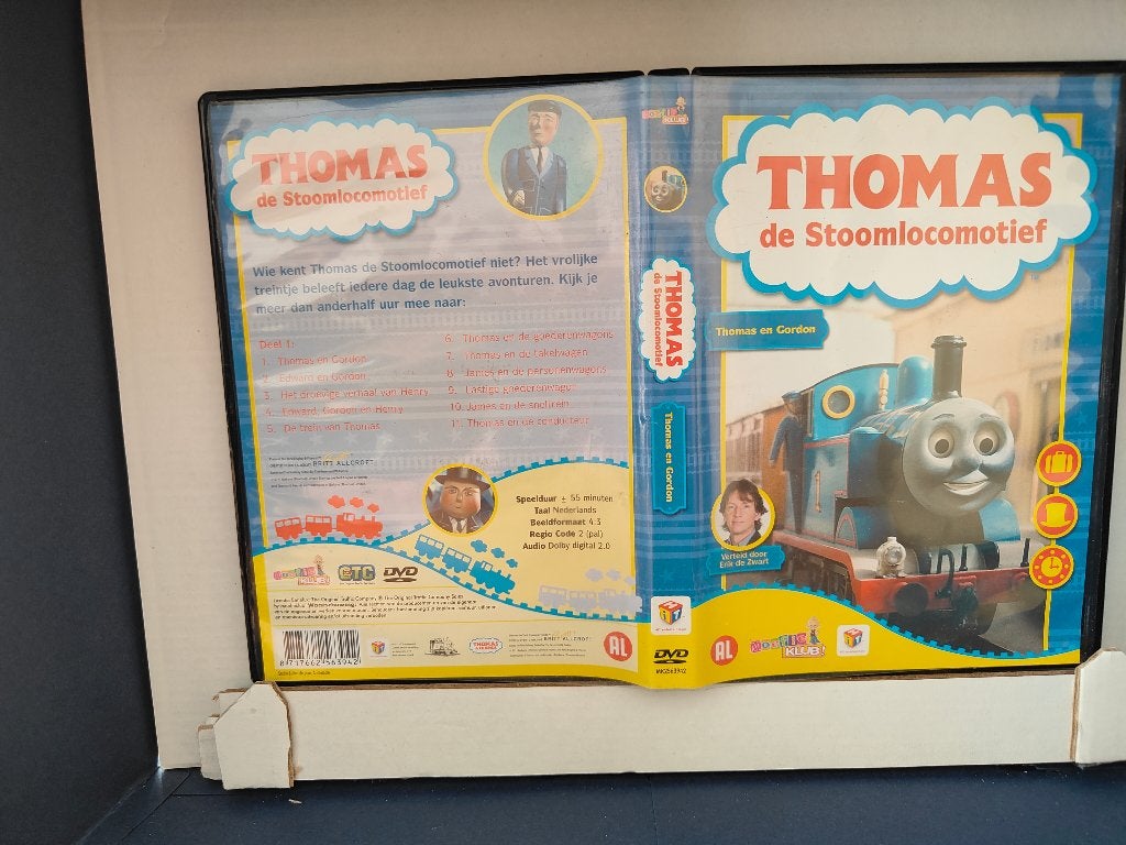 DVD voor Kinderen Titel: Thomas de Stoomlocomotief, Animatie, Alle leeftijden, Zo goed als nieuw, Film