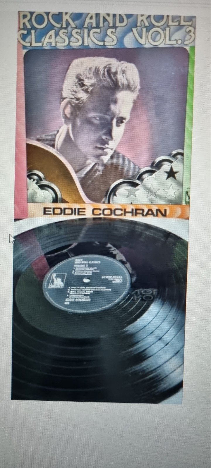 Eddie Cochran - Rock and Roll Classics Vol. 3 LP, LP, Gebruikt, Ophalen of Verzenden, 12 inch
