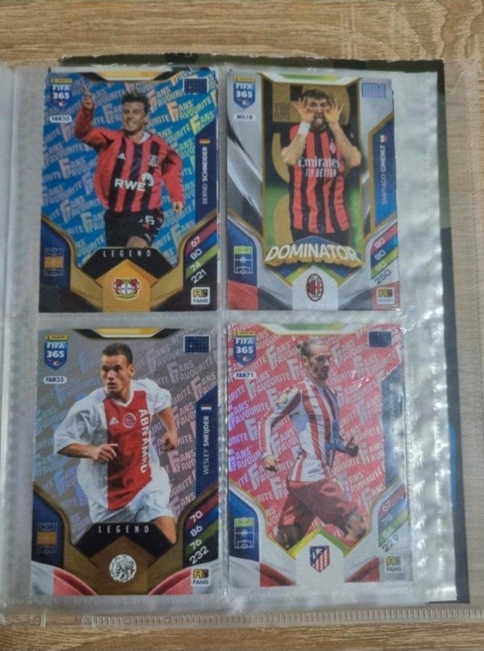 FIFA 365 voetbalplaatjes - Bernd Schneider, Sneijder, Giméne, Ophalen, Gebruikt, Buitenlandse clubs, Spelerskaart