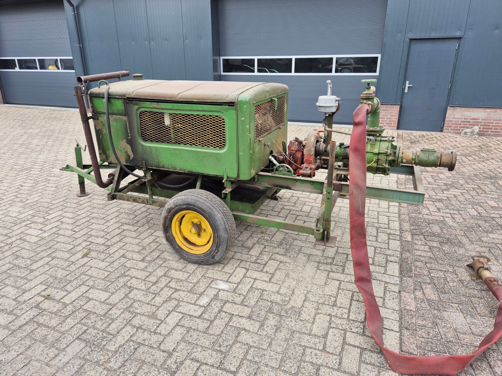 Motorpomp Rovatti beregeningspomp, Ophalen