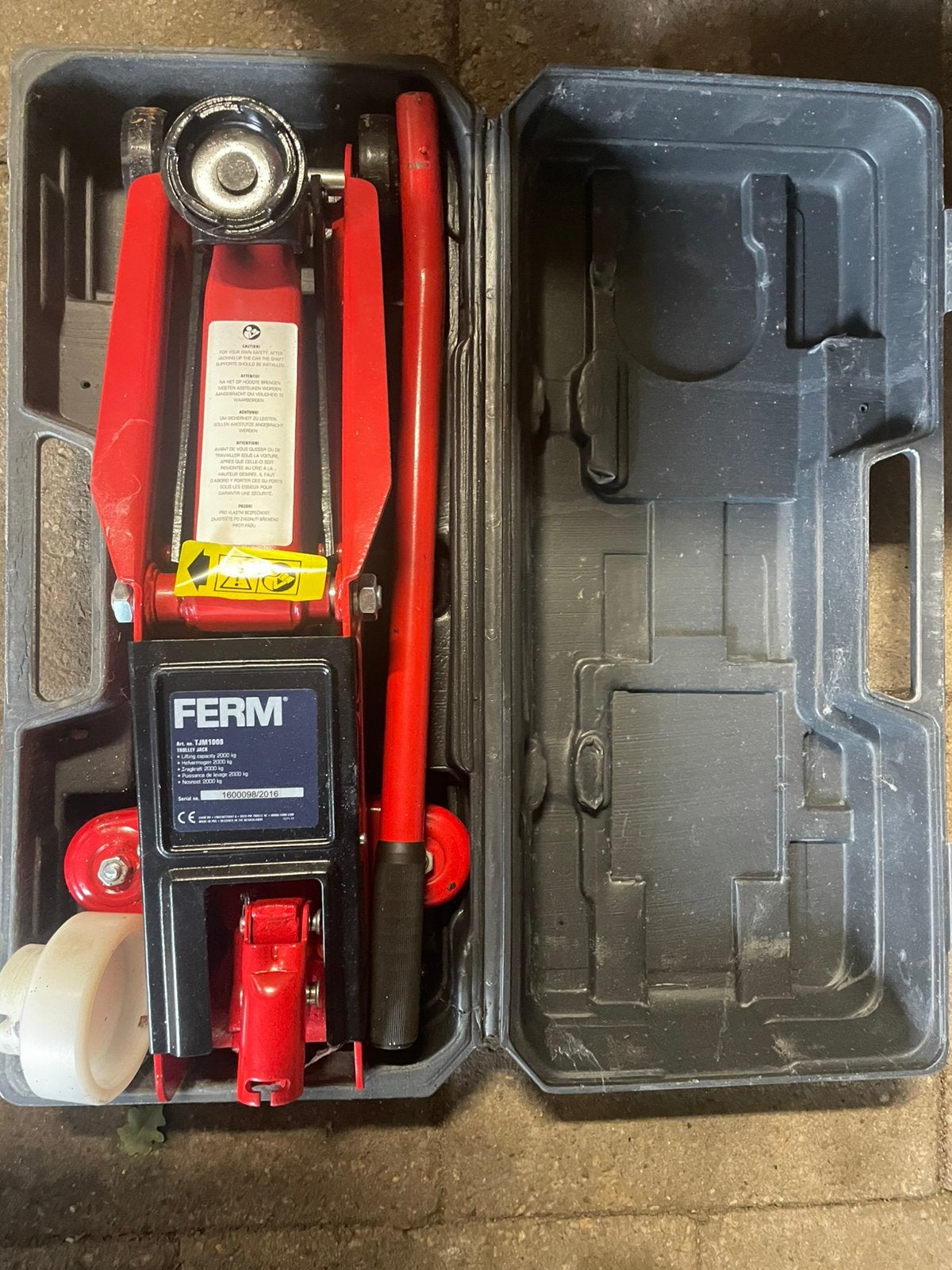 Garage/auto krik Ferm, Ophalen, Gebruikt, Hydraulisch, Garagekrik