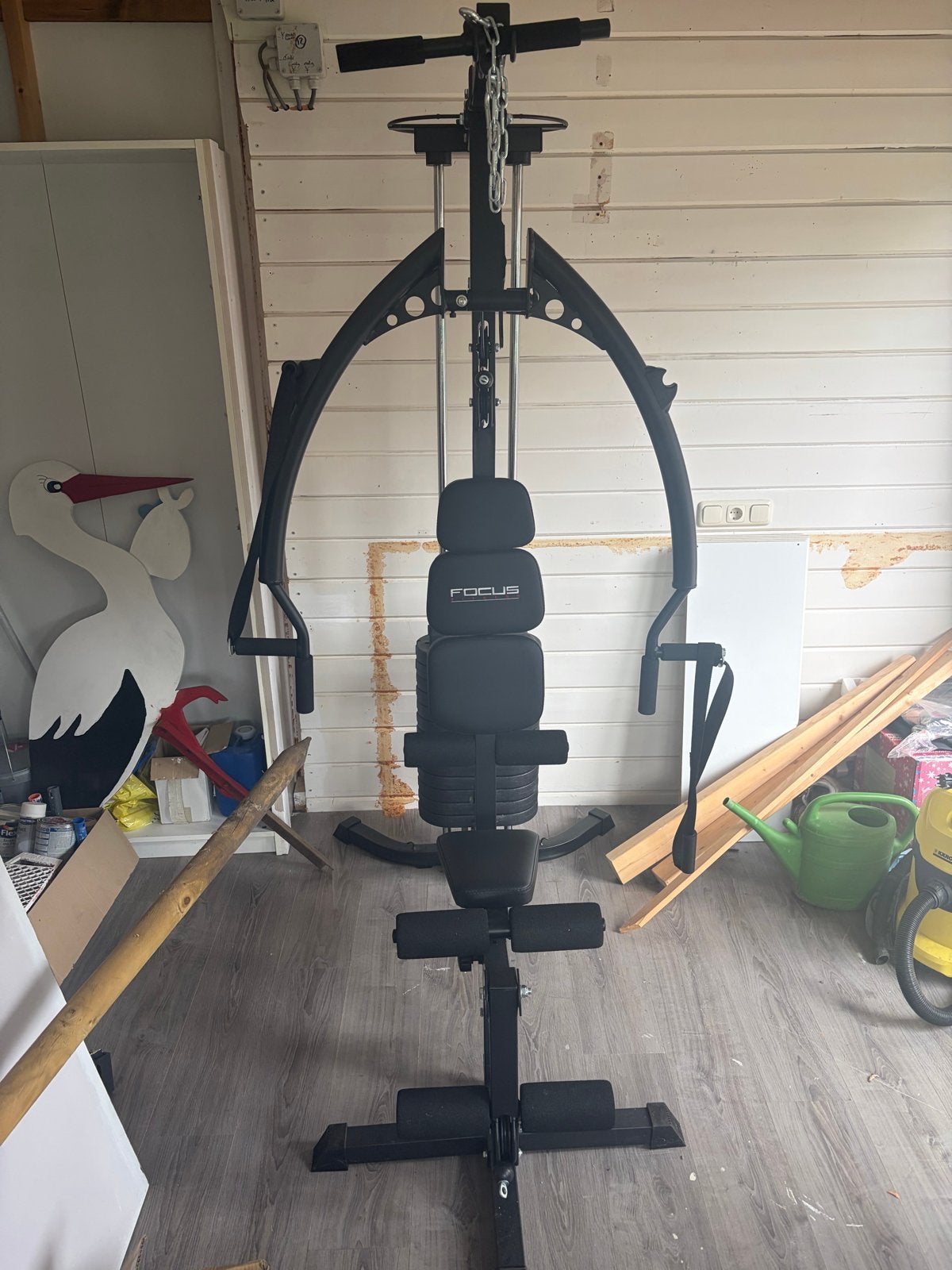 Focus Fitness Krachtstation - Zo goed als nieuw, Sport en Fitness, Ophalen, Krachtstation, Armen, Zo goed als nieuw