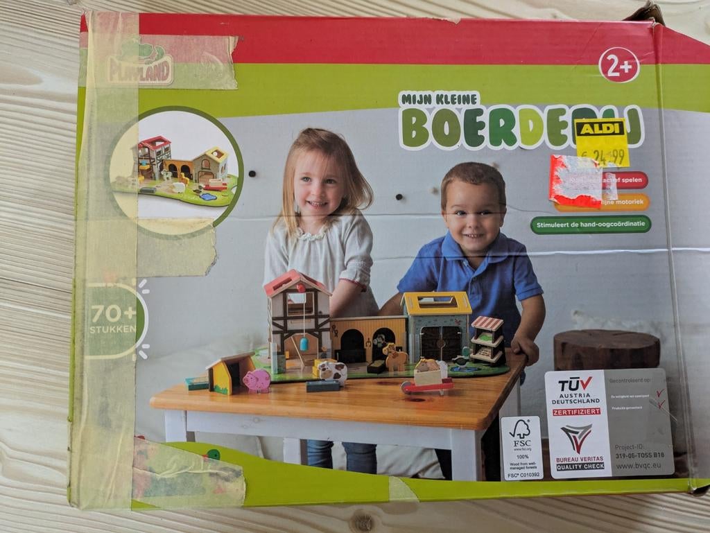 Houten boerderij met dieren, Ophalen of Verzenden, Jongen of Meisje