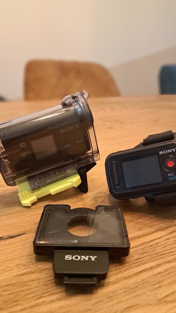 Sony Actioncam Exmor R Steadyshot + Onderwater case tot 60m, Ophalen, Gebruikt, Sony