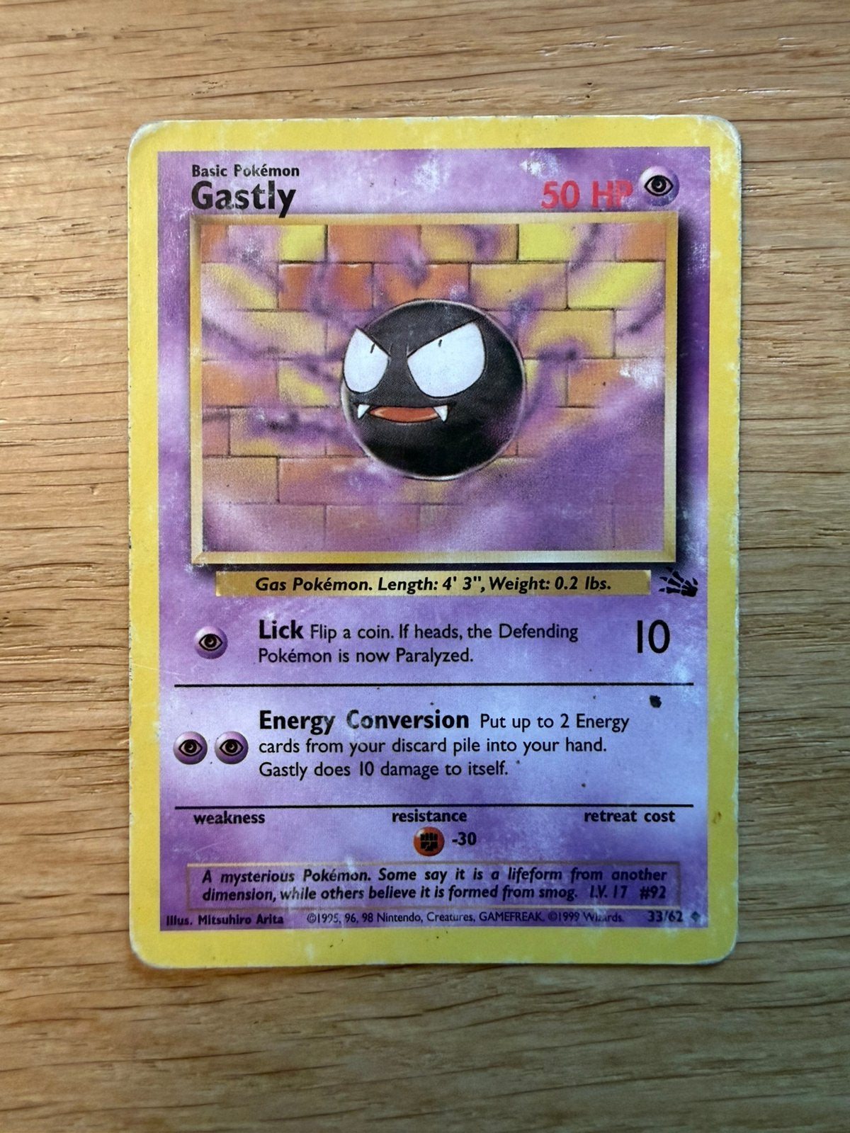 Gastly Fossil 33/62, Ophalen of Verzenden, Zo goed als nieuw