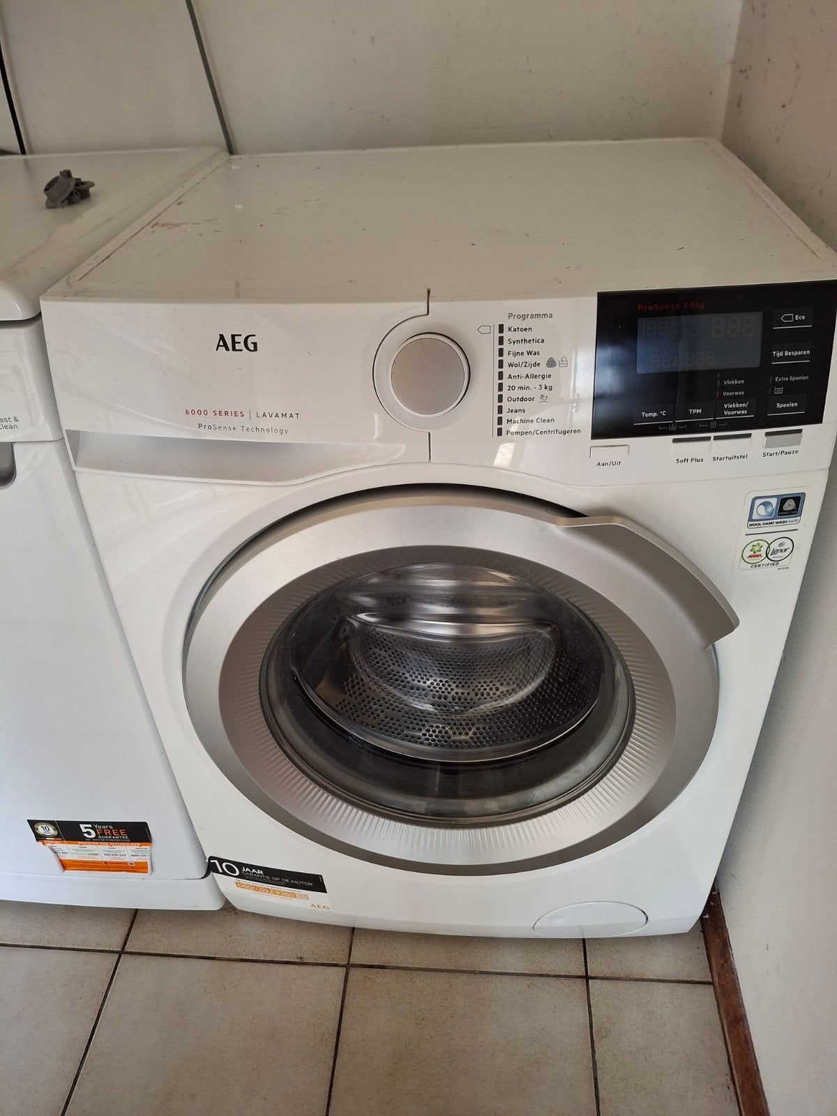 AEG 6000 Series Lavamat Wasmachine - Zo goed als nieuw, Witgoed en Apparatuur, Ophalen
