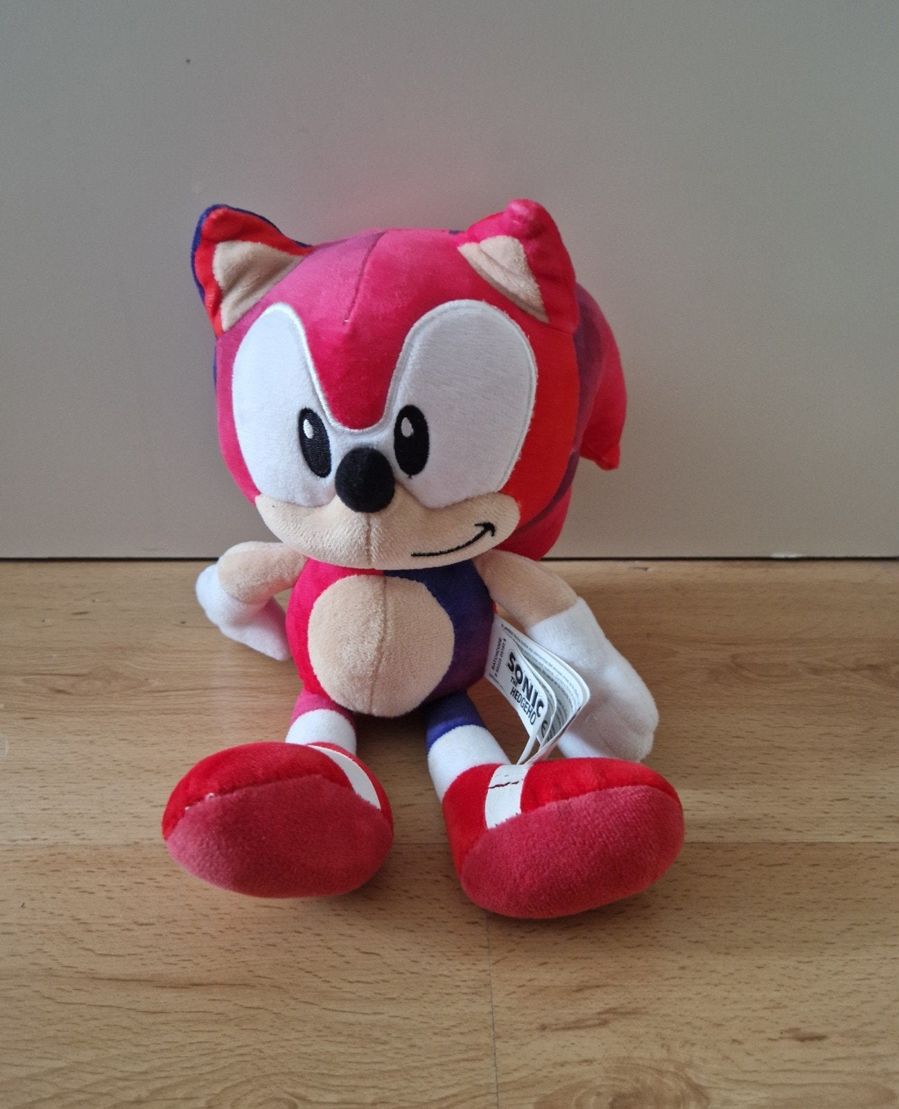 knuffel plush sonic sega Prize international zoom ultra, Ophalen of Verzenden, Zo goed als nieuw, Overige typen