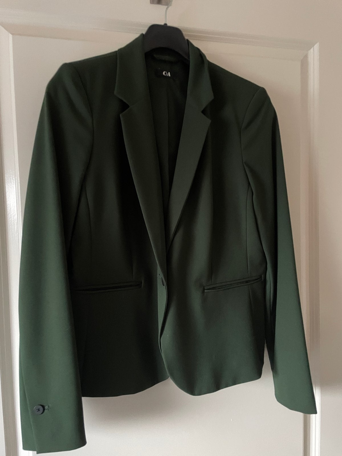 Zeer net donkergroen colbert - Maat M, Kleding | Dames, Maat 38/40 (M), Ophalen of Verzenden, Zo goed als nieuw, Jasje