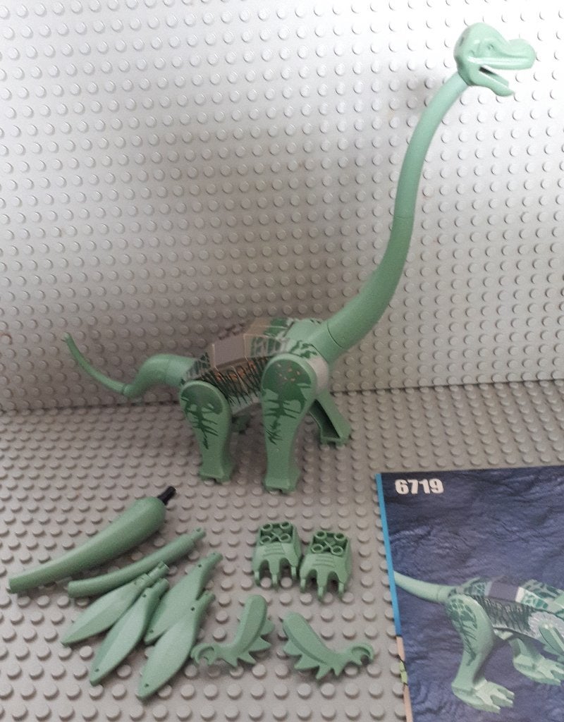 6719 (1) Brachiosaurus, incl handleiding, Ophalen of Verzenden, Gebruikt