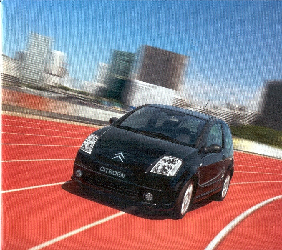 Folder Citroën C2, augustus 2004, Ophalen of Verzenden, Nieuw, Citroën