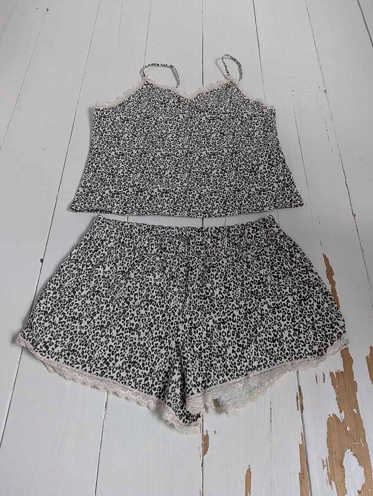 Pyjama set met panterprint van Anna Field, Anna Field, Ophalen of Verzenden, Zo goed als nieuw, Maat 46/48 (XL) of groter