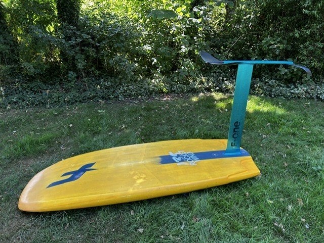 F-One Rocket Windsurf foil board compleet 135 Liter, Ophalen, Gebruikt, Minder dan 250 cm, Met draagtas