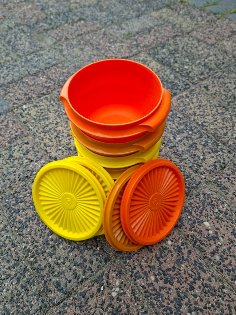 4 Tupperware bewaarbakjes, Ophalen of Verzenden, Overige typen
