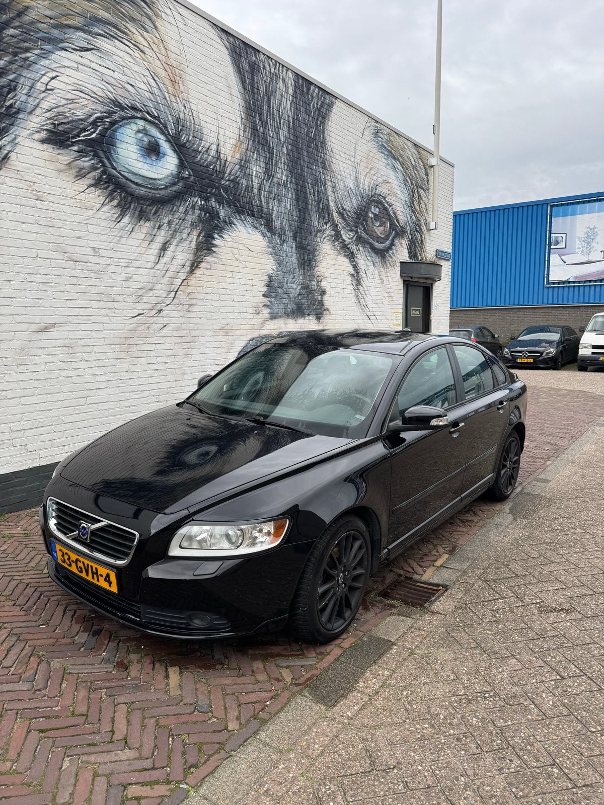 Volvo S40 2.4 I 103KW automaat 2008 Zwart, Auto's, Zwart, 700 kg, Zwart, 2435 cc