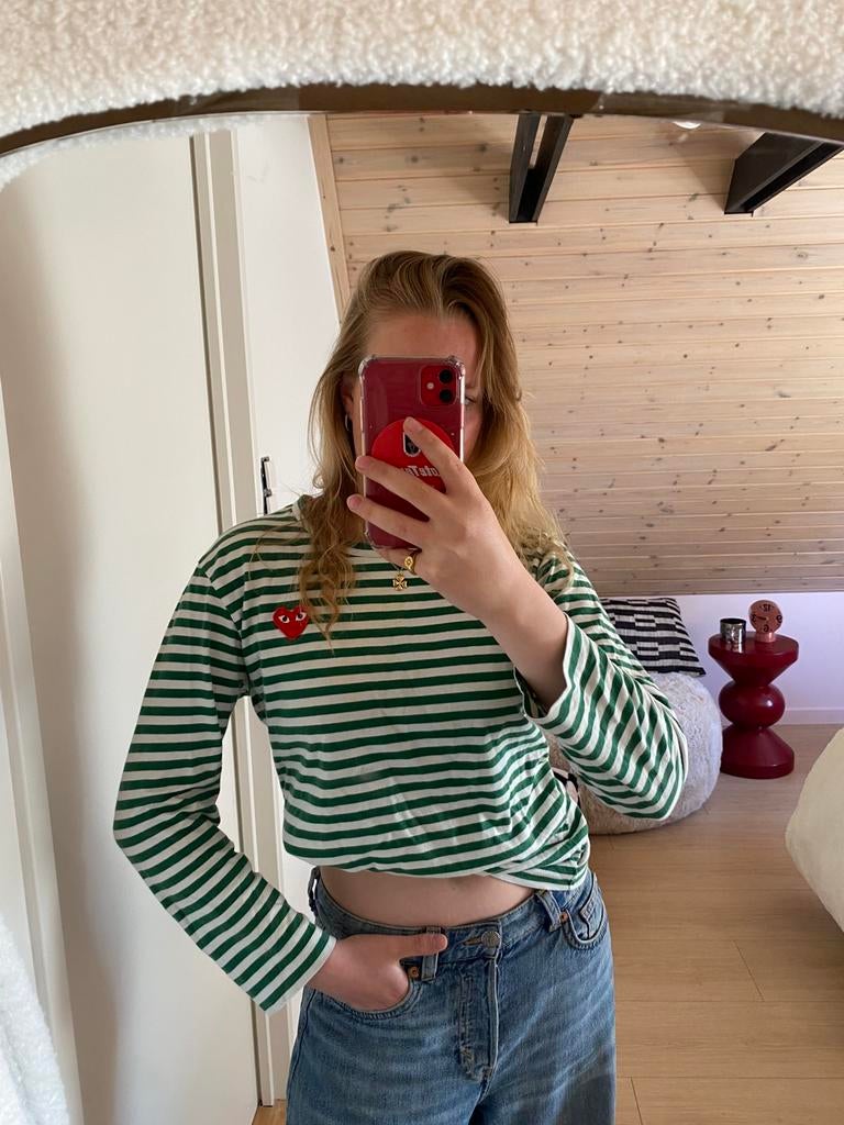 Gestreepte longsleeve Comme des Garçons, Kleding | Dames, Comme des garcons, Ophalen of Verzenden, Zo goed als nieuw, Lange mouw