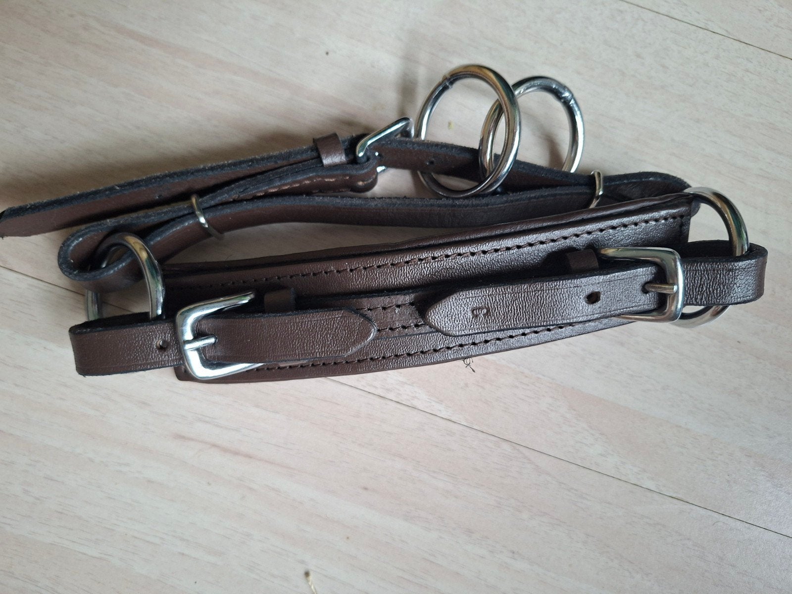 Sidepull cob bitloos bruin leer, Hoofdstel, Bruin, Nieuw, Ophalen of Verzenden