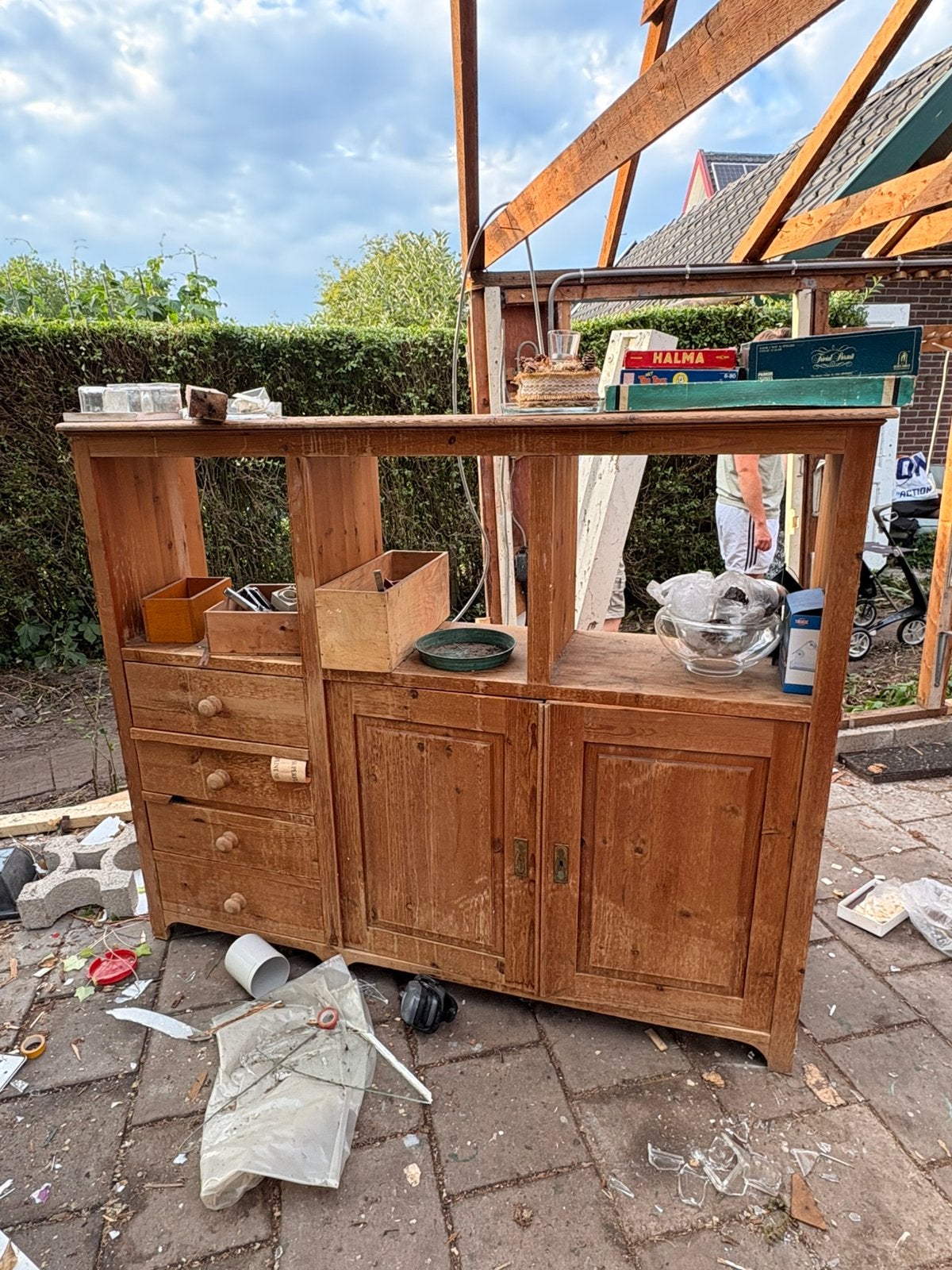 Vintage kast op maat gemaakt, vandaag ophalen, Ophalen, Gebruikt, 25 tot 50 cm