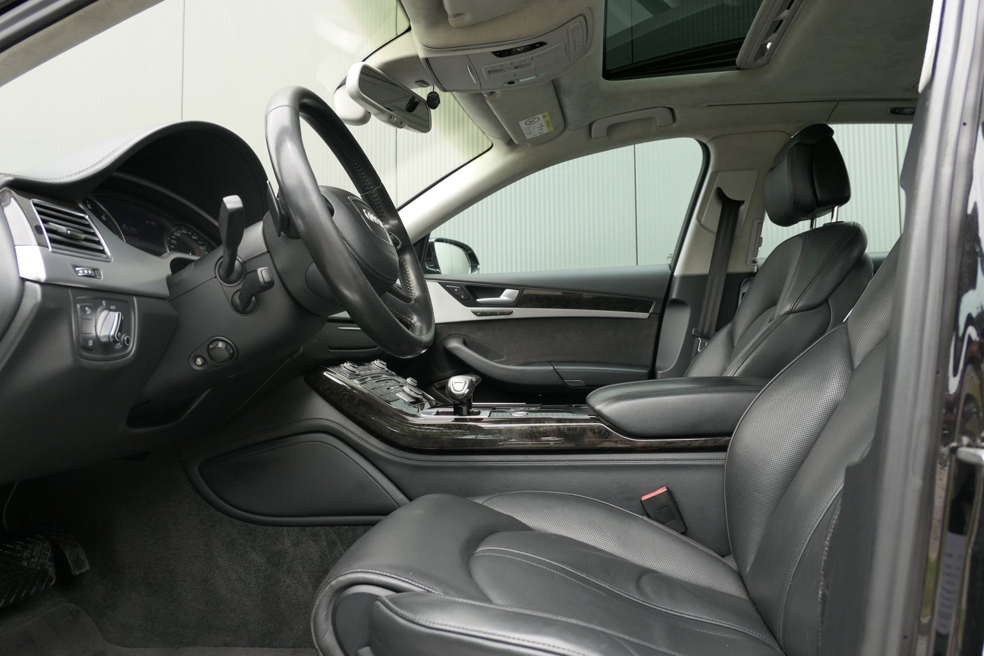 Audi A8 3.0 TFSI quattro Lang Pro Line Schuifdak Memory Stoe, Auto's, Audi, Gebruikt, 2995 cc, Zwart, Leder