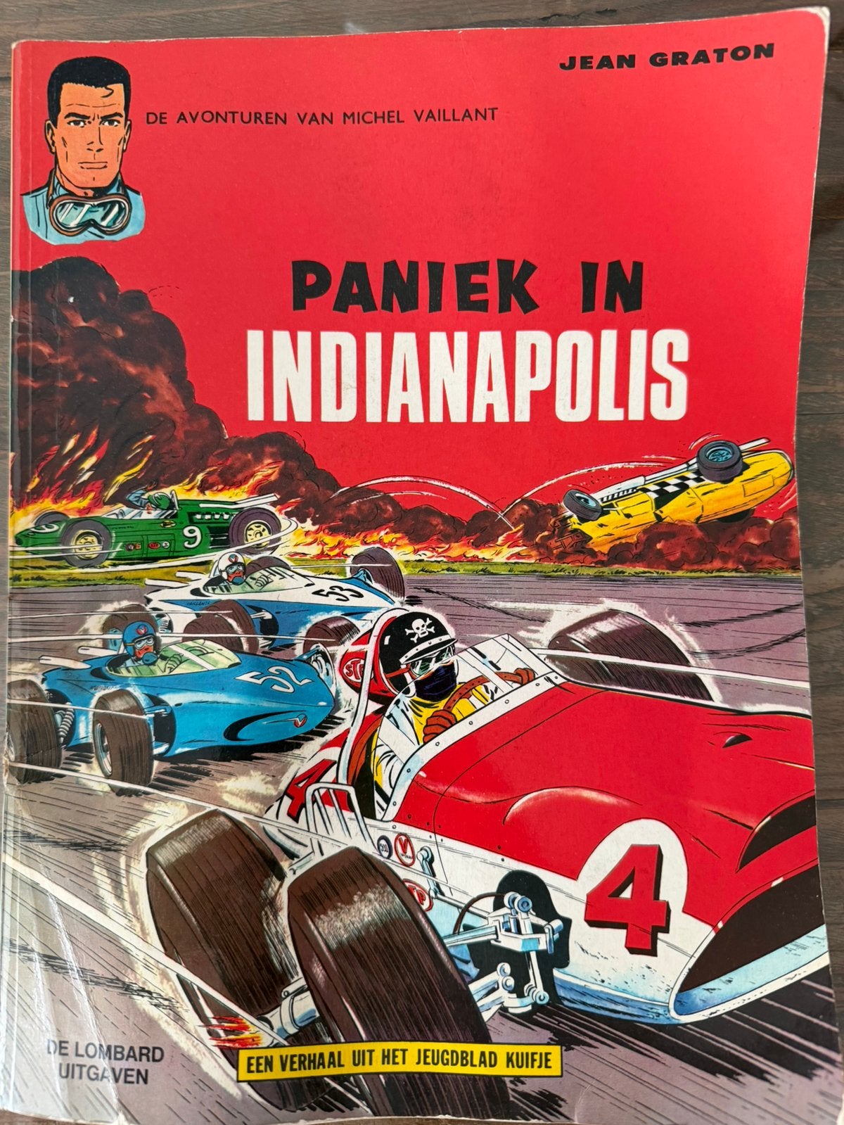 Michel Vaillant - Paniek in Indianapolis (De Lombard), Eén stripboek, Ophalen, Gelezen