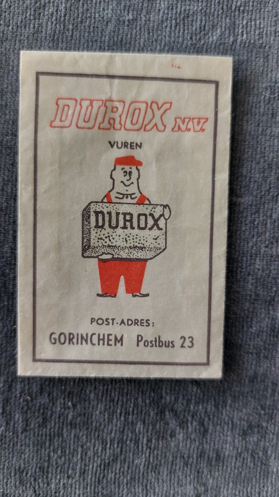 Vuren/post Gorinchem  Durox n.v., Verzenden, Nederland