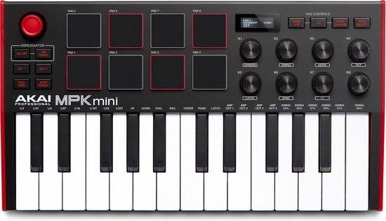 AKAI MPK mini - Midi Keyboard, Muziek en Instrumenten, Midi-apparatuur, Verzenden, Nieuw