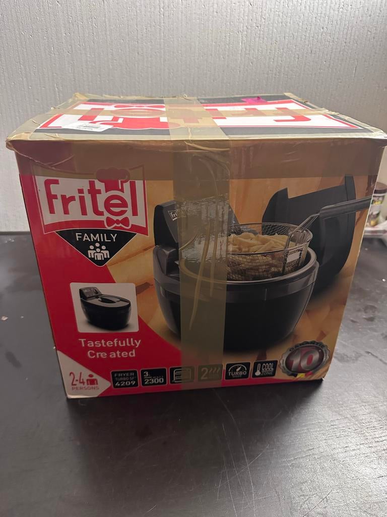 Fritel Family Turbo SF Friteuse - Zo goed als nieuw, Uitneembare binnenpan, ., Ophalen of Verzenden, Zo goed als nieuw