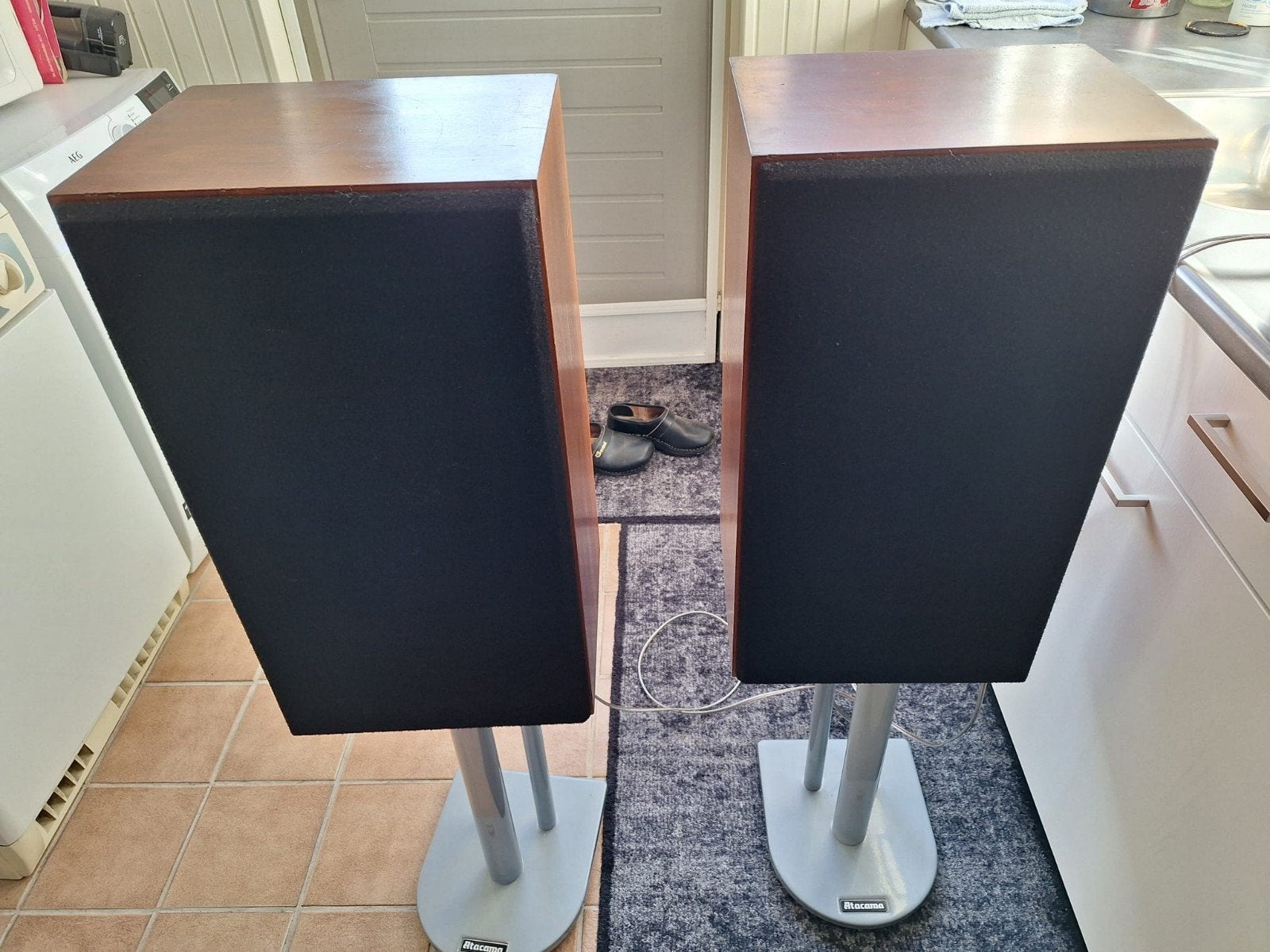 Yamaha Vintage NS 670 luidsprekerset Jaar 1977(excl Stands), Audio, Tv en Foto, Gebruikt, Inclusief kabels, Speakerset, Minder dan 60 watt