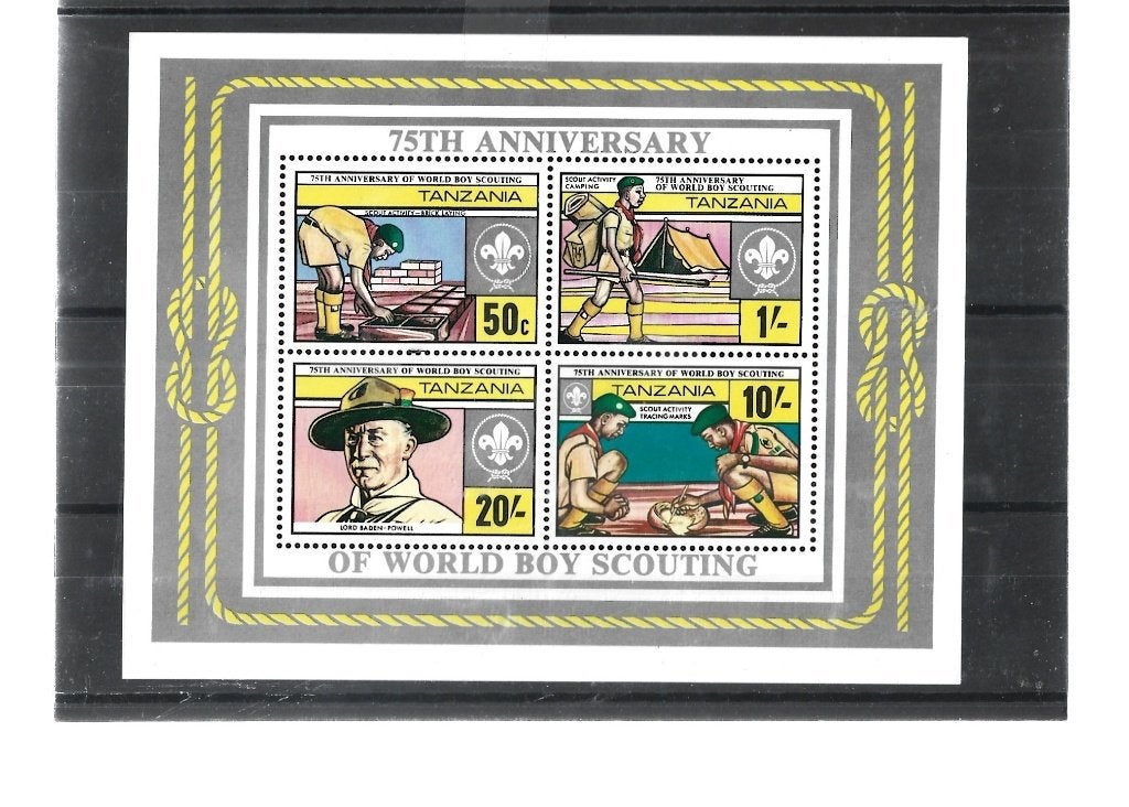 NR 36 TANZANIA BLOK POSTFRIS, Verzenden, Tanzania, Postfris