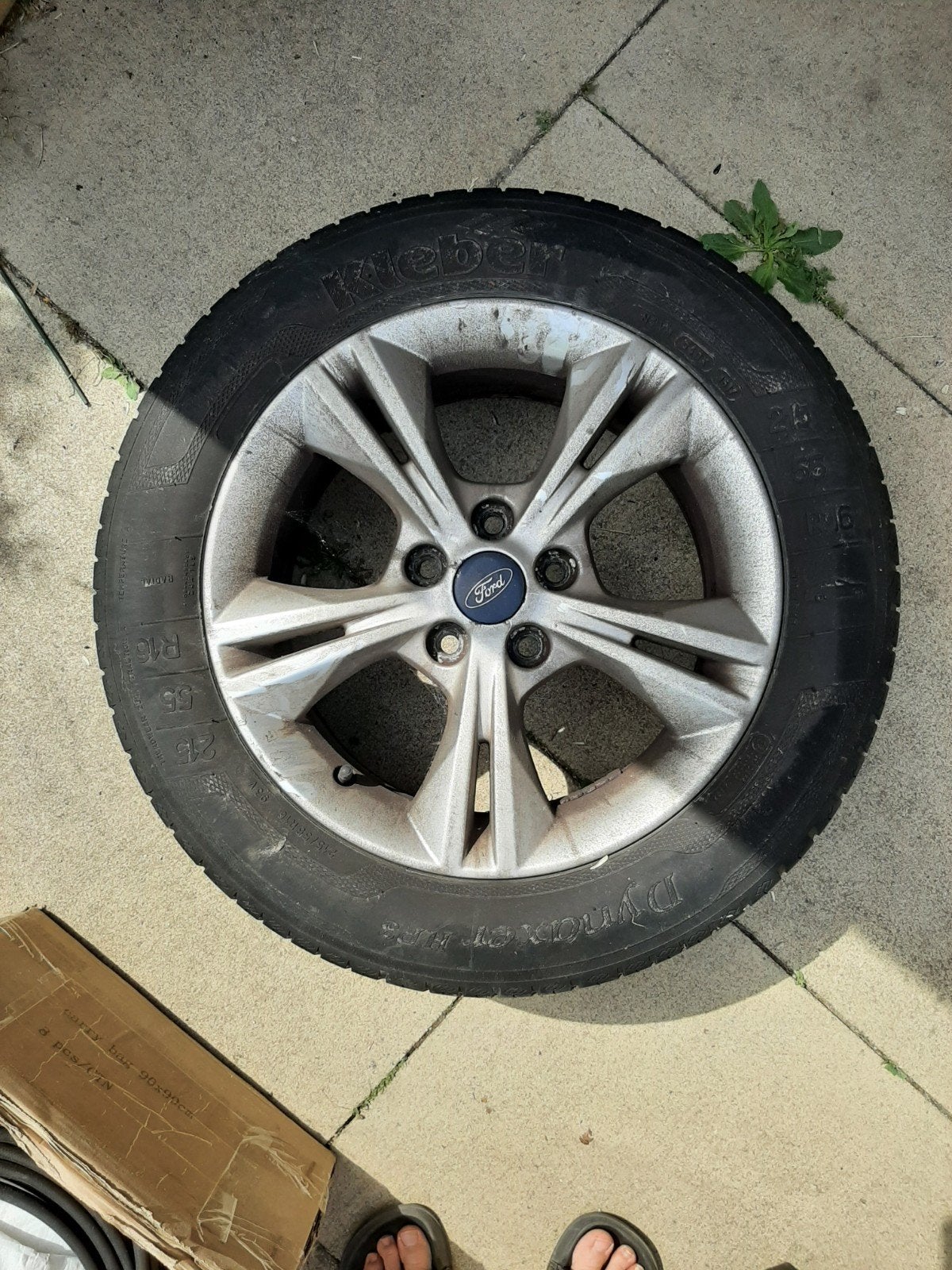Ford 16 inch velgen met Dynaxer HP3 Kleber banden 215/55 R16, Auto-onderdelen, Banden en Velgen, 16 inch, Banden en Velgen, Ophalen of Verzenden
