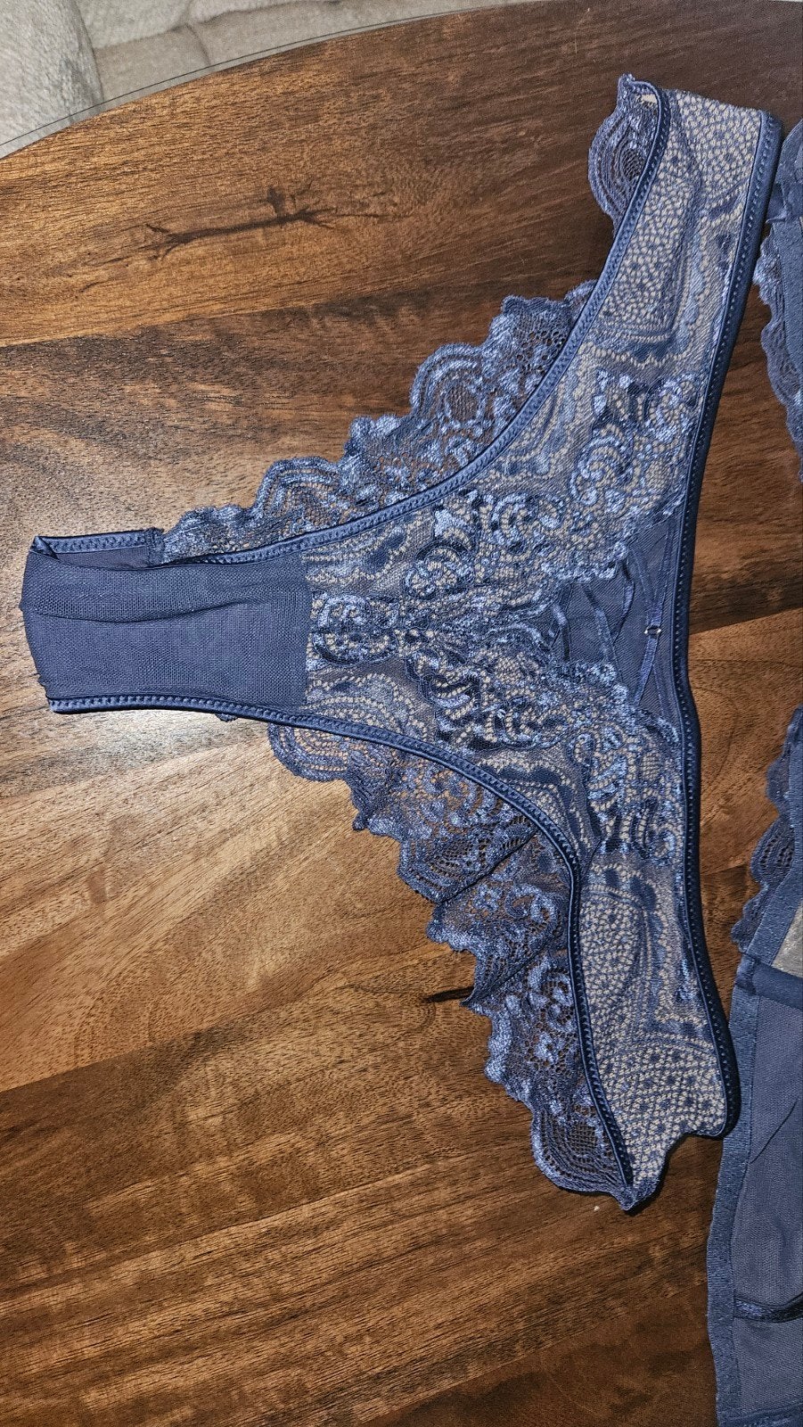 Hunkemöller BH en slip setje - Bijna nieuw, Hunkemöller, Verzenden, Blauw, Setje