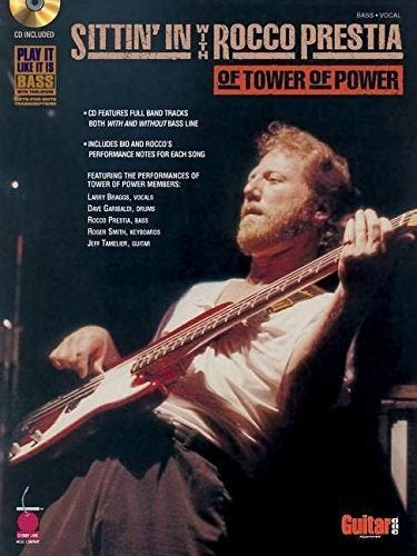 Sittin' in with rocco prestia of tower of power bass +cd, Muziek en Instrumenten, Bladmuziek, Ophalen of Verzenden, Zo goed als nieuw