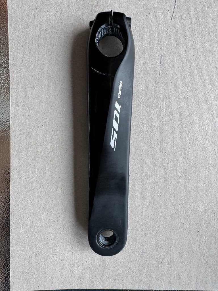Powermeter 4iii Shimano 105 cranck, Crankstel of Pedalen, 4iiii, Gebruikt, Ophalen of Verzenden