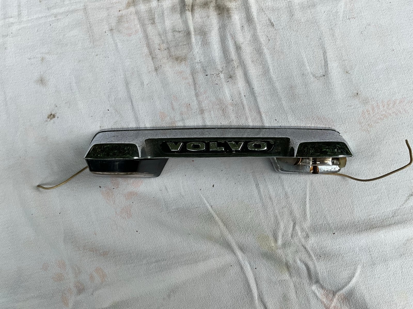 Volvo Amazon Achterklep Handgreep met Kentekenverlichting, Auto-onderdelen, Ophalen of Verzenden, Gebruikt, Volvo