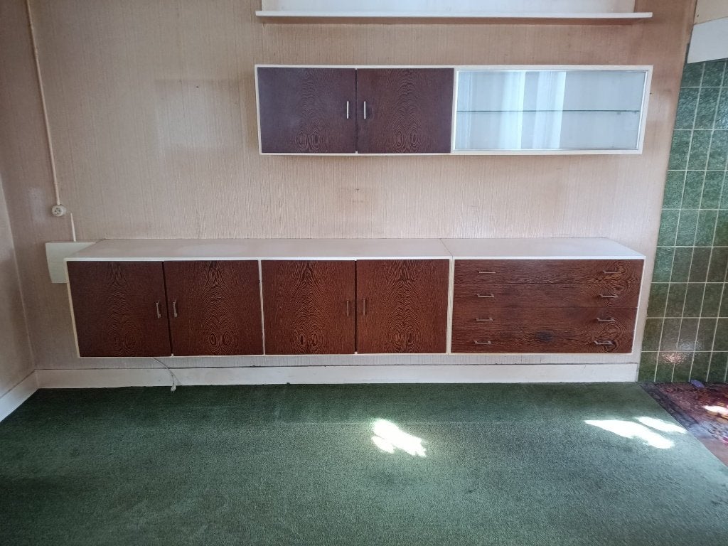 Wandkast jaren 70 Pastoe (Cees Braakman) of Hülsta, Ophalen, Gebruikt, Minder dan 150 cm, Minder dan 100 cm
