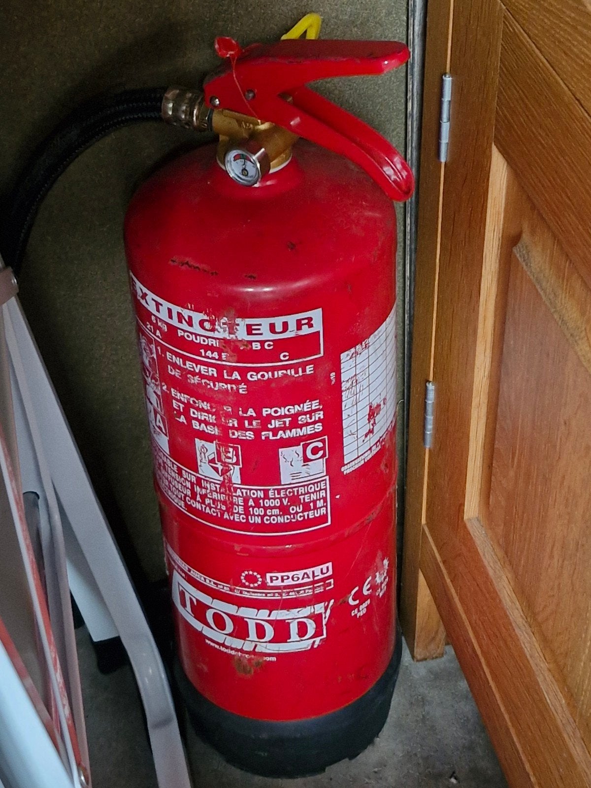 Brandblusser - Extincteur - PP6ALU - Gebruikt, Ophalen, Gebruikt