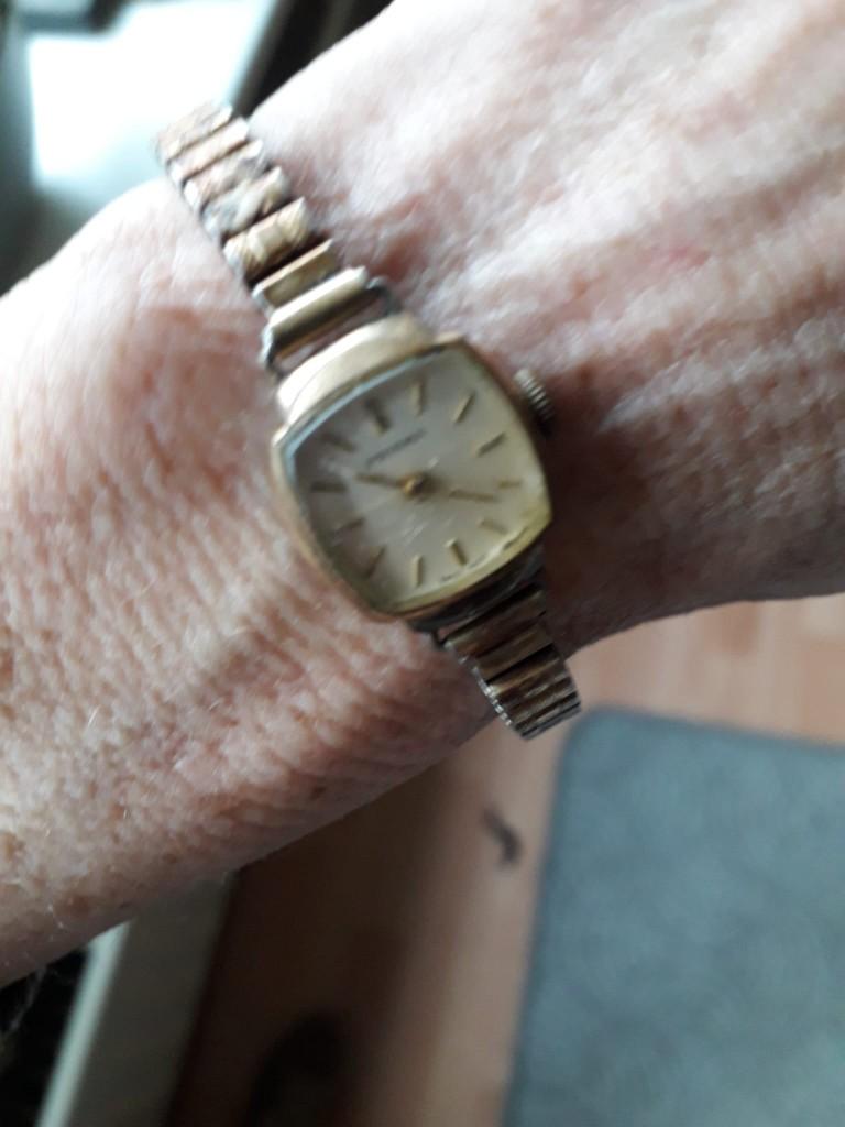 vinted dames horloge, Overige merken, Staal, Gebruikt, Polshorloge
