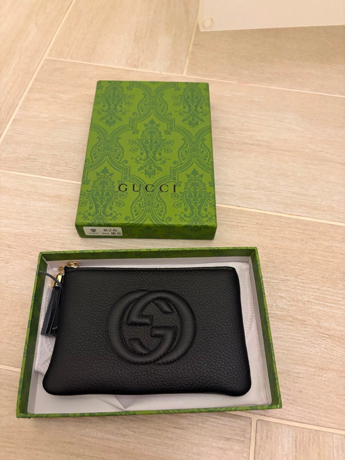 Gucci Soho Leather Pouch / Key Pouch Nieuw in Doos, Ophalen of Verzenden