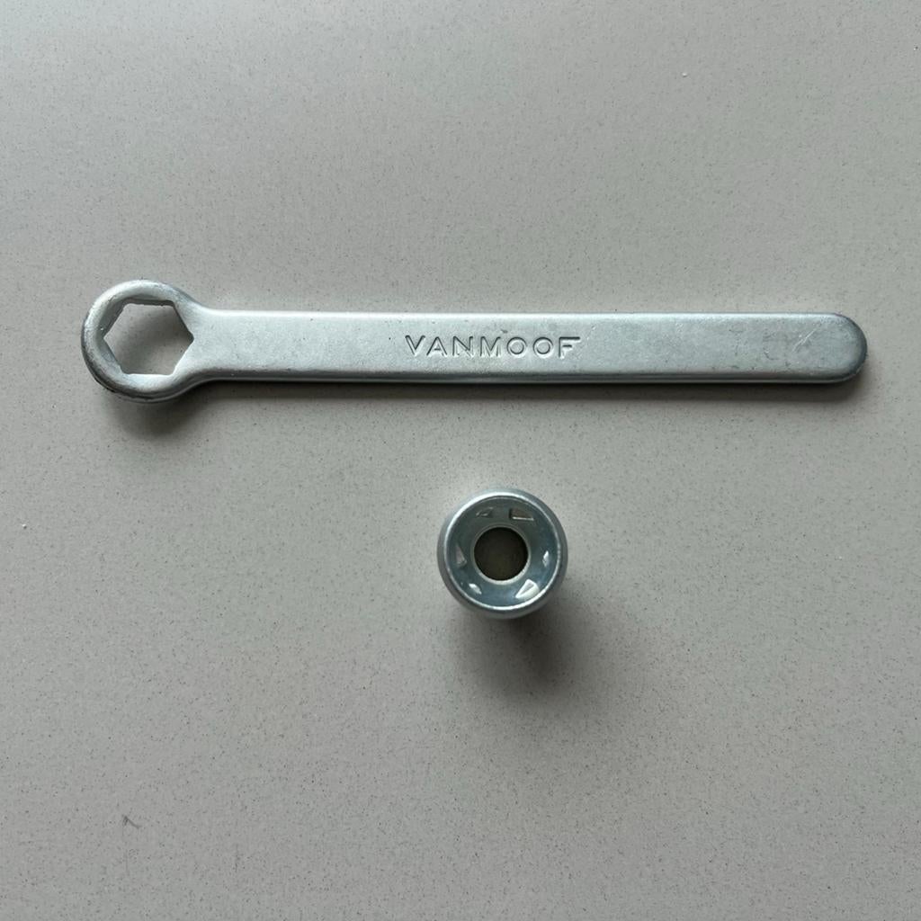 VanMoof gereedschap antidiefstalmoer, Fietsen en Brommers, Fietsonderdelen, Ophalen of Verzenden, Zo goed als nieuw, Wiel