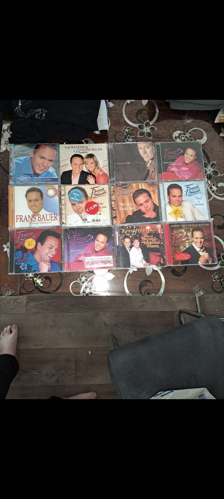 Te koop frans bauwer cds 15 stuks, Ophalen of Verzenden, Zo goed als nieuw, Levenslied of Smartlap