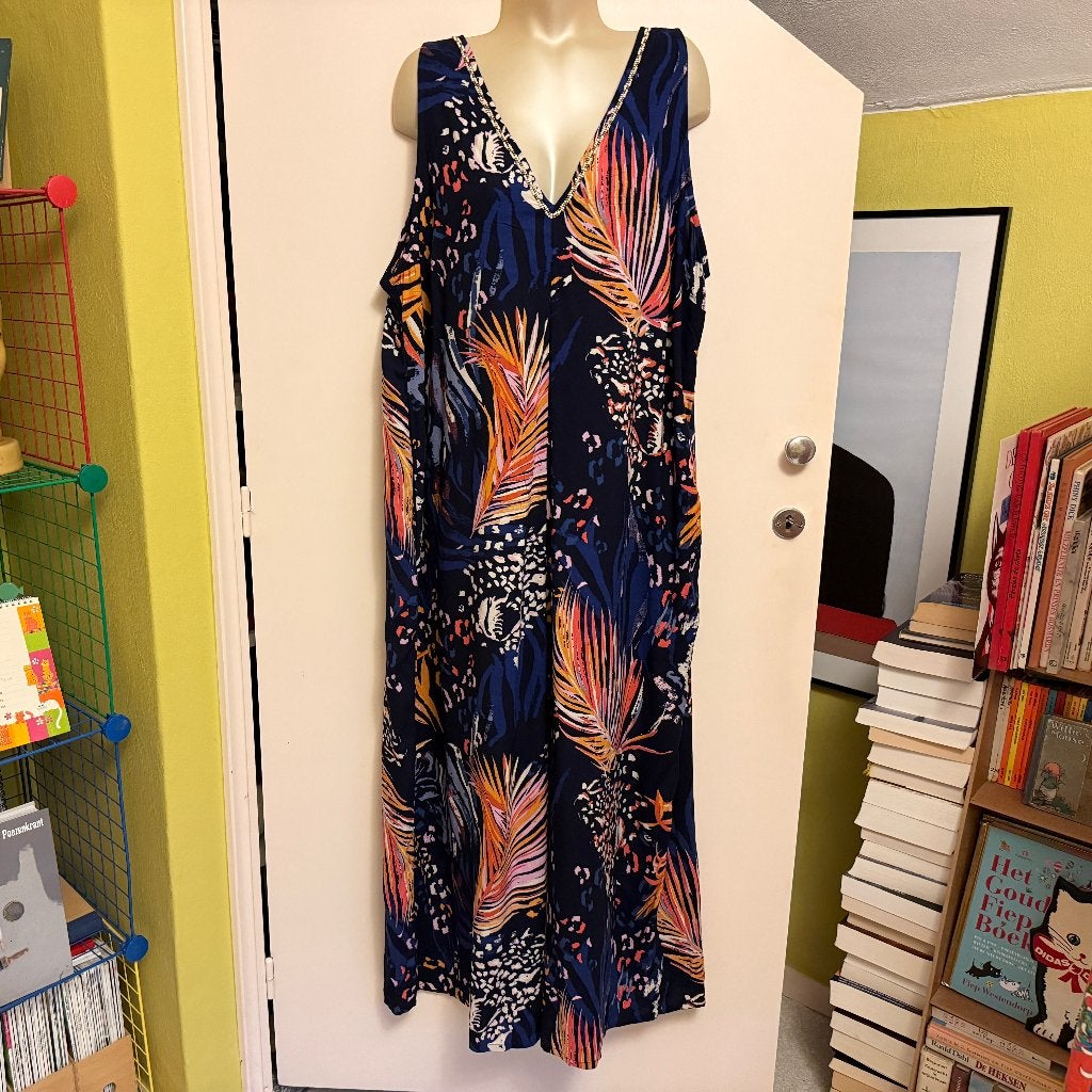 Monsoon zomer jumpsuit Mt XL(-4XL) = 42-44-46-48, Kleding | Dames, Jumpsuits, Maat 46/48 (XL) of groter, Zo goed als nieuw, Monsoon