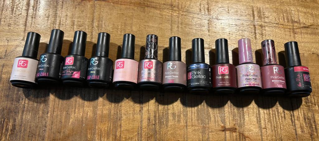 Pink gellac verschillende kleurtjes, Ophalen of Verzenden, Gebruikt, Overige typen