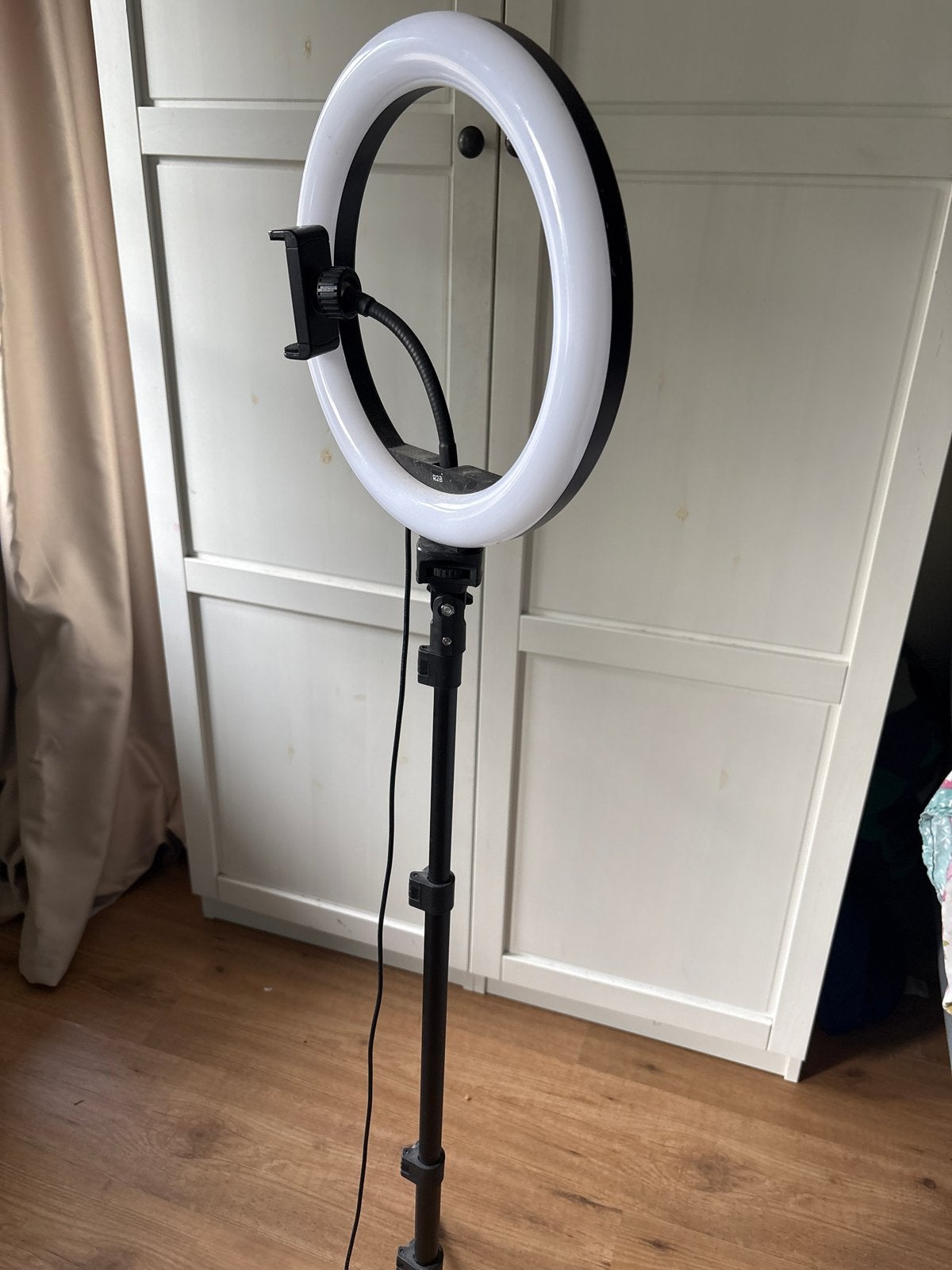 Ringlamp met statief en telefoonhouder, Overige merken, Belichting, Ophalen of Verzenden, Gebruikt