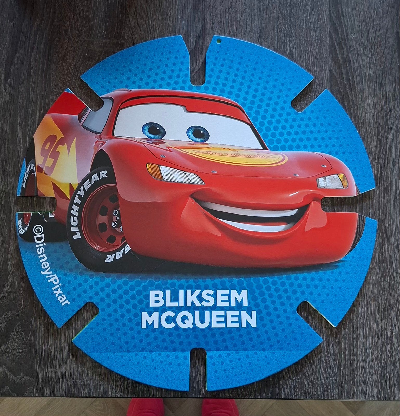 Mega Disney Cars Bliksem McQueen Diskeyz, Ophalen, Zo goed als nieuw, Jongen of Meisje