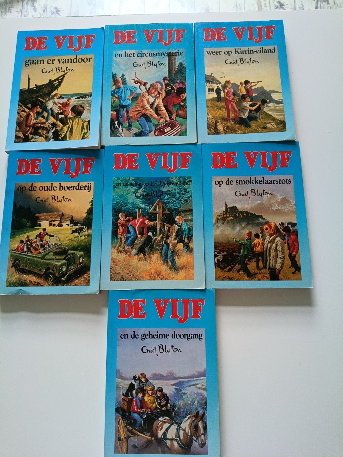 de vijf boekjes, Boeken, Ophalen, Gelezen, Cnid blyton