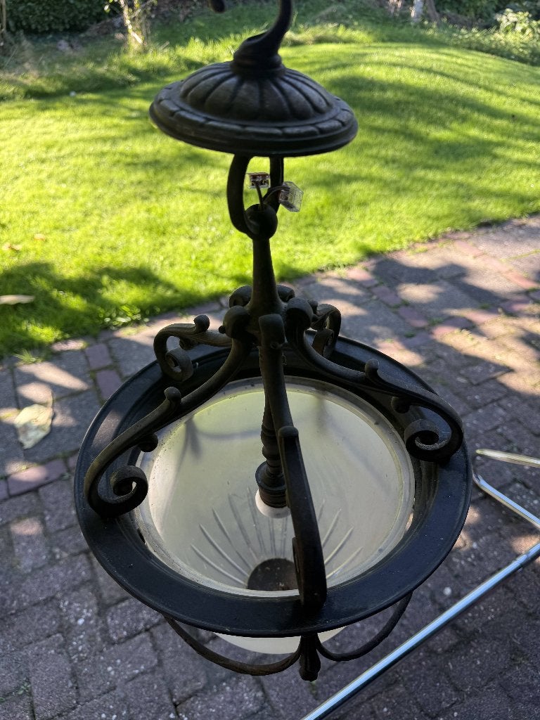 Foto 6 van hal lamp jugenstil / art nouveau (geheel origineel)