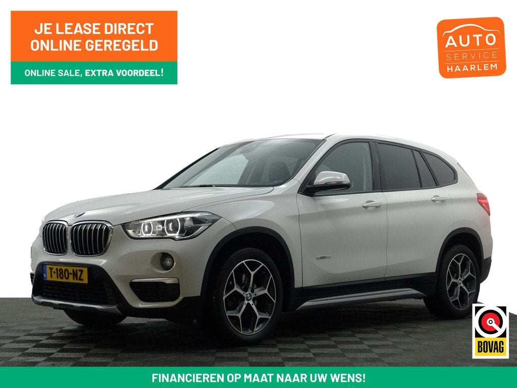BMW X1 sDrive18i High Executive Aut- Leder Interieur, Stoelv, Auto's, BMW, Gebruikt, Met garantie (alle), Wit, 19 km/l