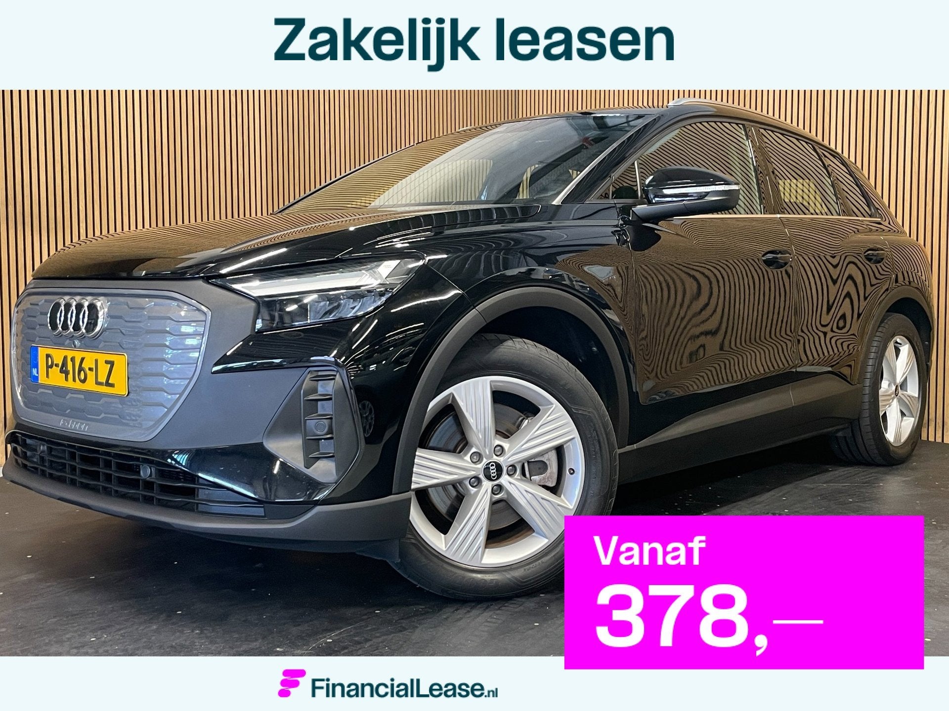 Audi Q4 e-tron 40|77 kWh|90% SOH|APPLE CARPLAY|CLIMATE+CRUIS, Automaat, Dealer onderhouden, Gebruikt, Zwart